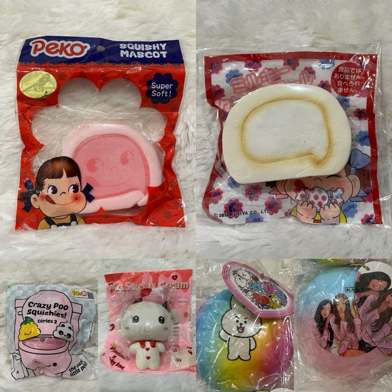สกุชชี่ เปโกะ Packo พูนิมารุ Punimaru Squishy สกุชชี่หลายแบรนด์
