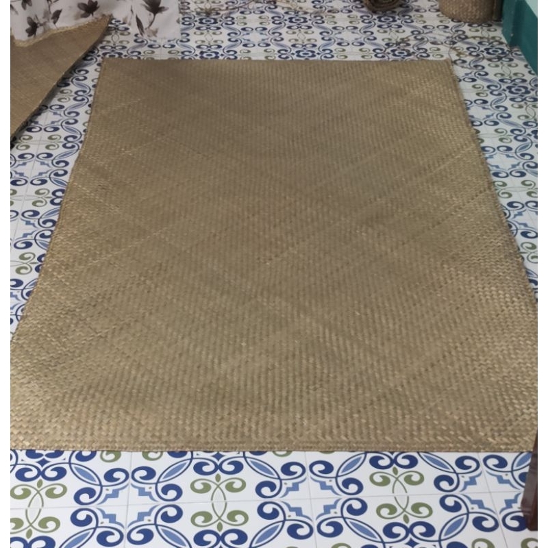 เสื่อกระจูดแฮนด์เมดขนาด140-150×200-220cm.