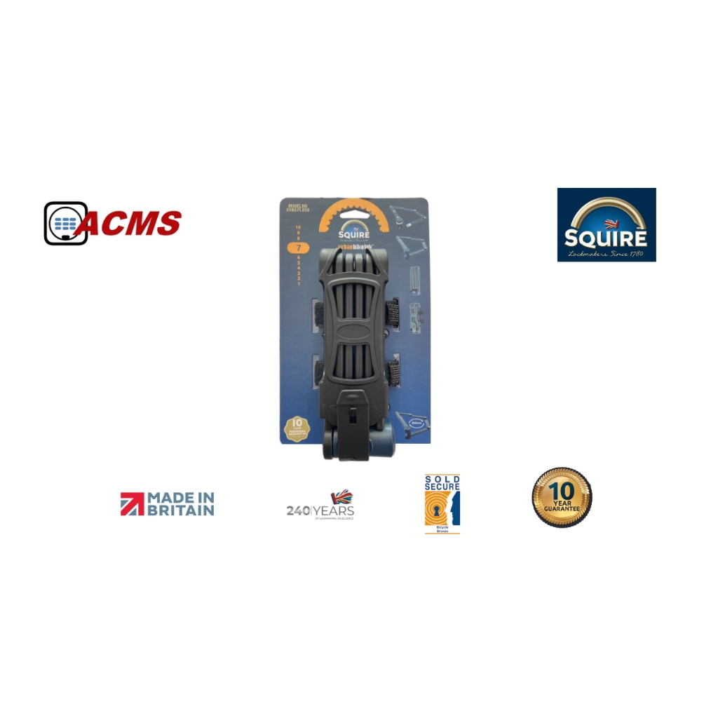 SQUIRE กุญแจสำหรับล็อคจักรยาน RONA FL850