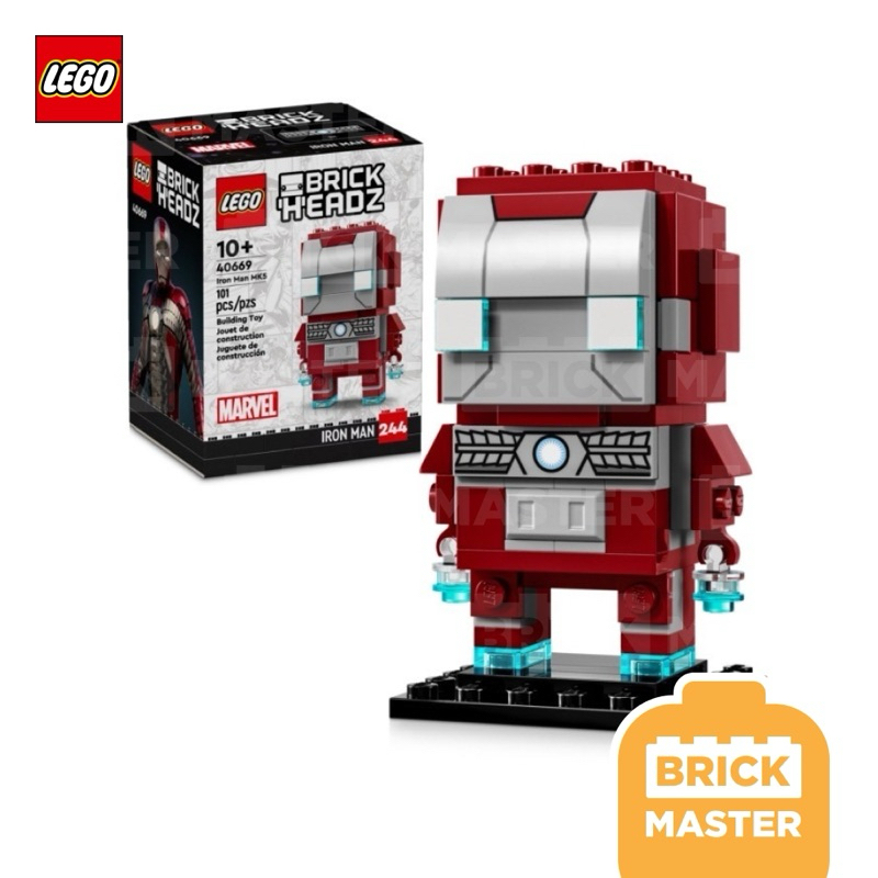 Lego 40699 Brickheadz Iron Man MK5 Figure Marvel Avenger(ของแท้ พร้อมส่ง)