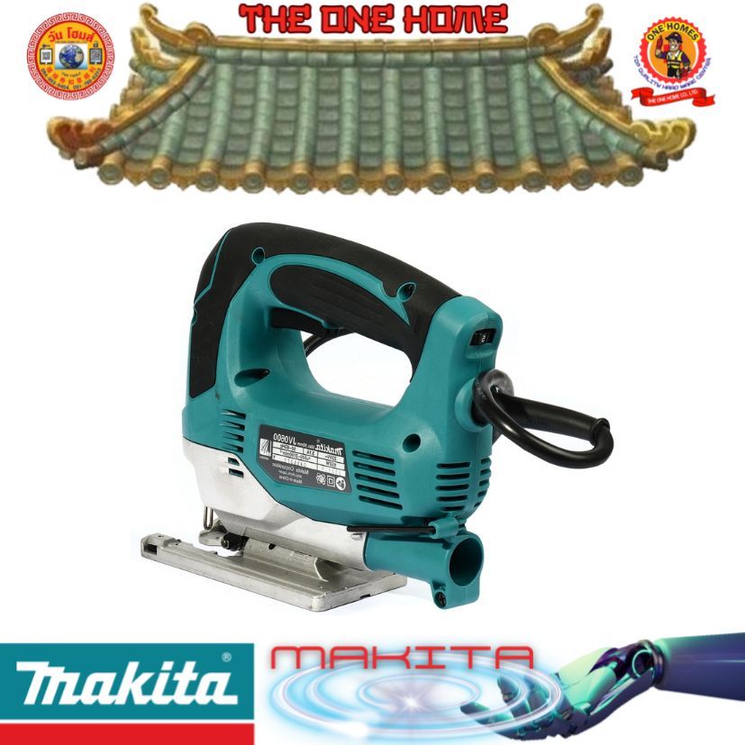 MAKITA รุ่น JV0600K เลื่อยจิ๊กซอว์ปรับรอบแบบเตะ B-TYPE กำลังไฟ 650 วัตต์ # ออก..ใบเสร็จ-ใบกำกับ