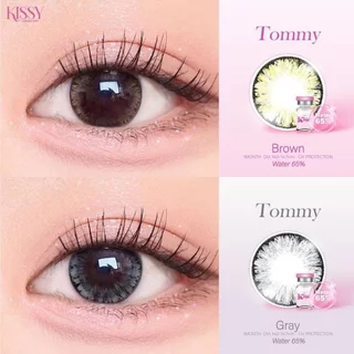 มีค่าสายตา 💋 kissylens Tommy Gray Brown black 💋 บิ๊กอาย สุดปัง คอนแทคเลนส์ รายเดือน