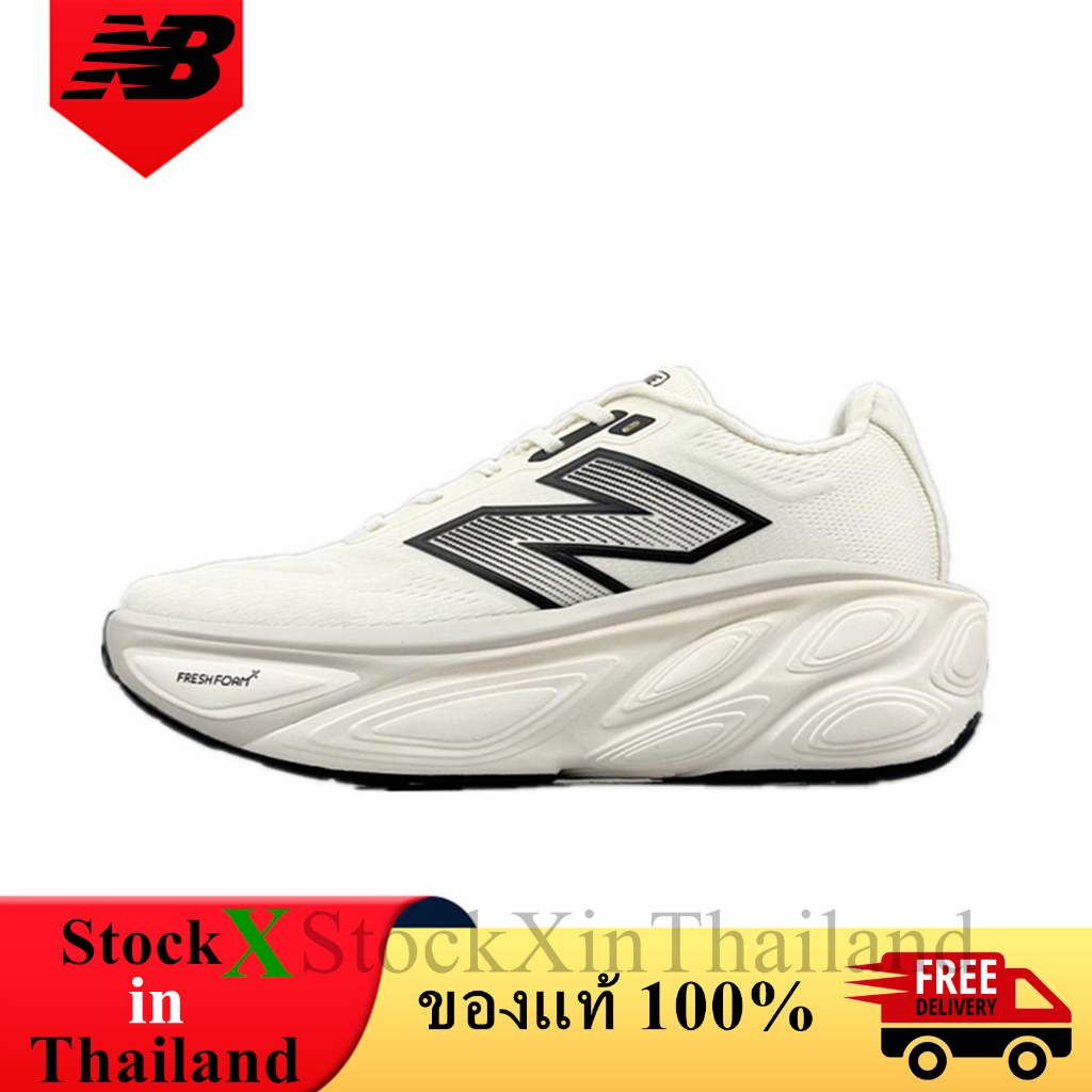 ของแท้ 100% New Balance Fresh Foam X More v5 White Black รองเท้าผู้ชาย MMORCF5