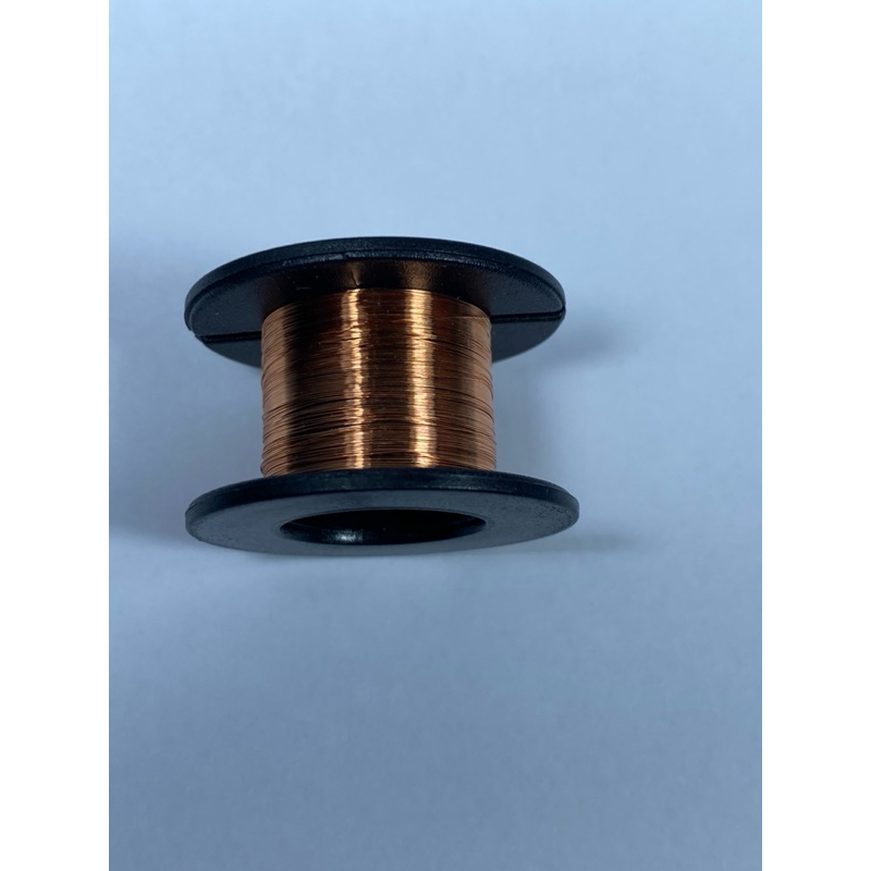 ลวดทองแดงต่อลายอาบน้ำยา0.10mm.