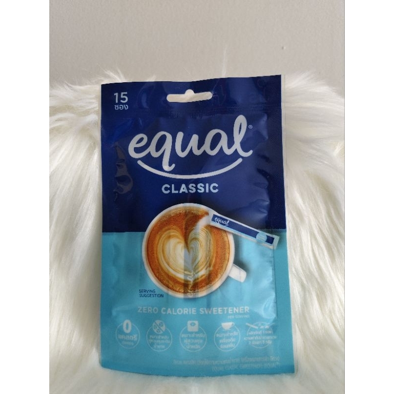 equal classic แบบซอง 15 ซองเล็ก