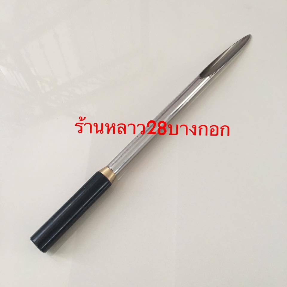 หลาวสแตนเลสแทงกระสอบ – ด้ามซูเปอร์รินสีดำ  รุ่น 4 หุน – 4/8 ทนทานงานหนัก ใช้กันทุกบริษัทชื่อดังในประเทศ!!!!