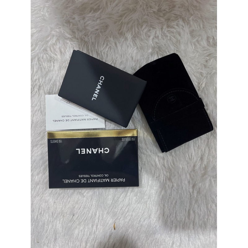 chanel papier matifiant de chanel oil control tissuesกระดาษซับหน้า