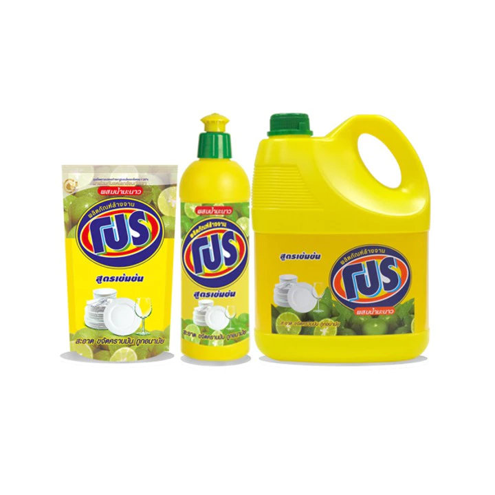 PRO ผลิตภัณฑ์ ล้างจาน โปร ผสมน้ำมะนาว 3,200 ml. thumbnail 3