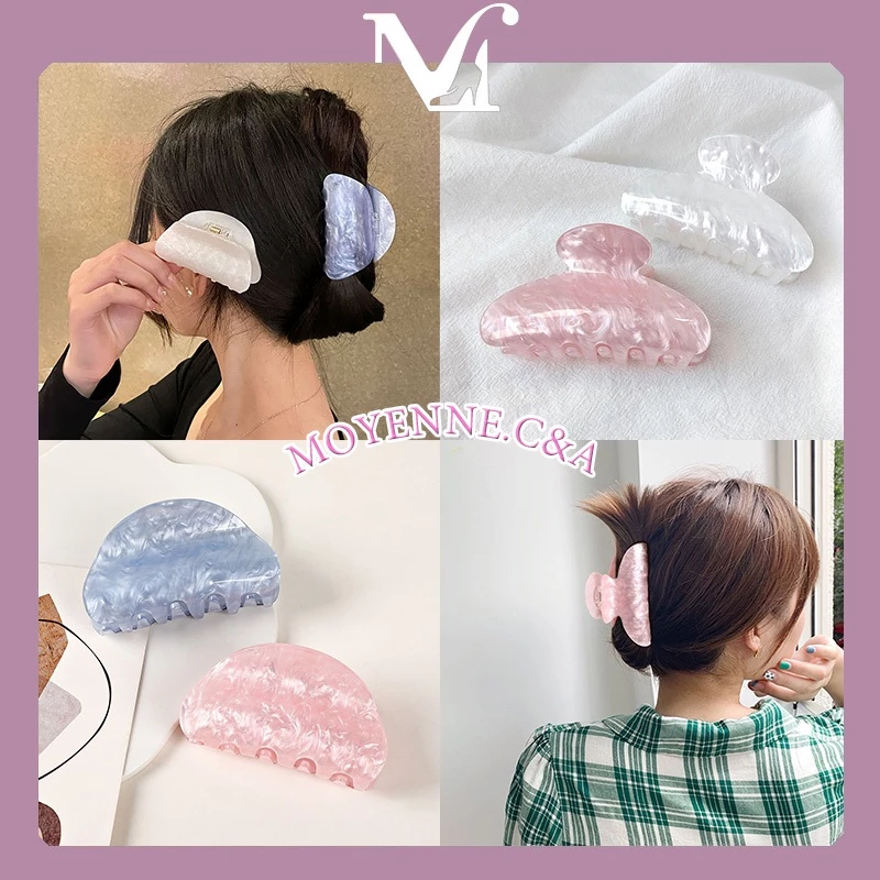 [พร้อมส่งจากไทย] กิ๊บติดผมแฟชั่นอินเทรนด์ สไตล์เรียบง่าย คุณภาพสูง กิ๊บอะคริลิก หรูหราระดับไฮเอนด์และเบา คลิปปลาฉลาม
