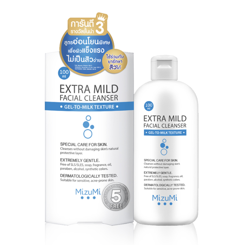 Mizumi Extra Mild Facial Cleanser 100ml เจลล้างหน้า มิซึมิ