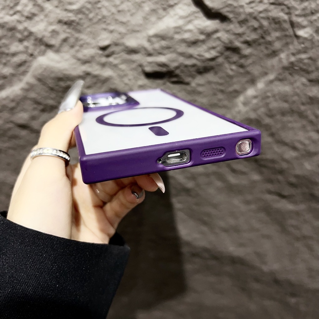 🇹🇭Ekcam 3 in 1 เคสกันกล้อง พร้อมเลนส์กล้อง เคสแม่เหล็ก ใส ชาร์จได้  สำหรับ  S23 S24 Plus Ultra for Samsung Galaxy Case - รูปที่ 6