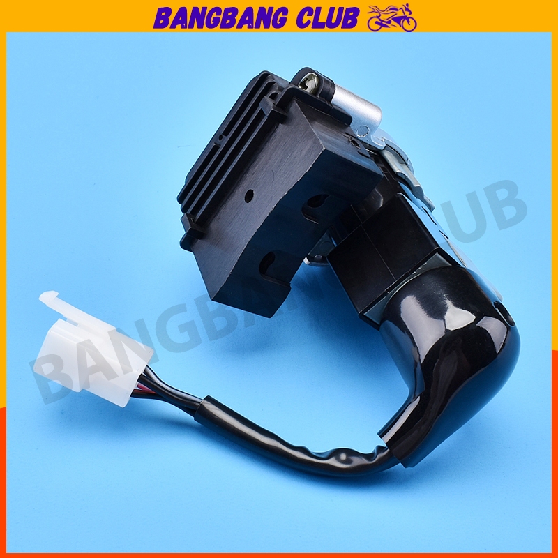 สวิทช์กุญแจ ชุดใหญ่ CLICK125I 2012-2014 แบบนิรภัยสวิทกุญแจ+กุญแจล็อคเบาะ เบ้ากุญแจ คลิก125 พร้อมประกอบ พร้อมส่ง - รูปที่ 4