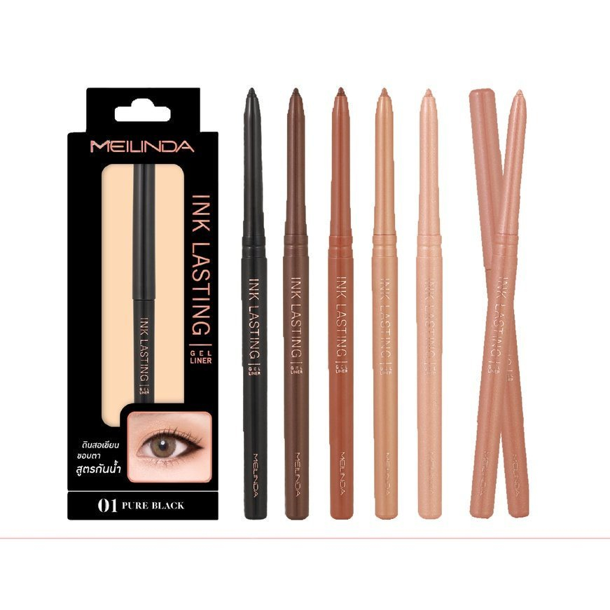 ของแท้·ส่งด่วน·ถูก Mei LinDa Ink Lasting Gel Liner #MC3097 : meilinda เมลินดา เจล อายไลเนอร์ dayse