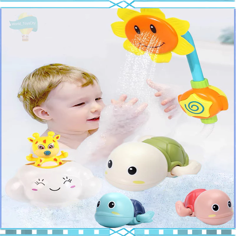 คู่หูที่ดีสำหรับการอาบน้ำ! อาบน้ำทารกในห้องน้ำของเล่นอาบน้ำ ของเล่นเด้ก