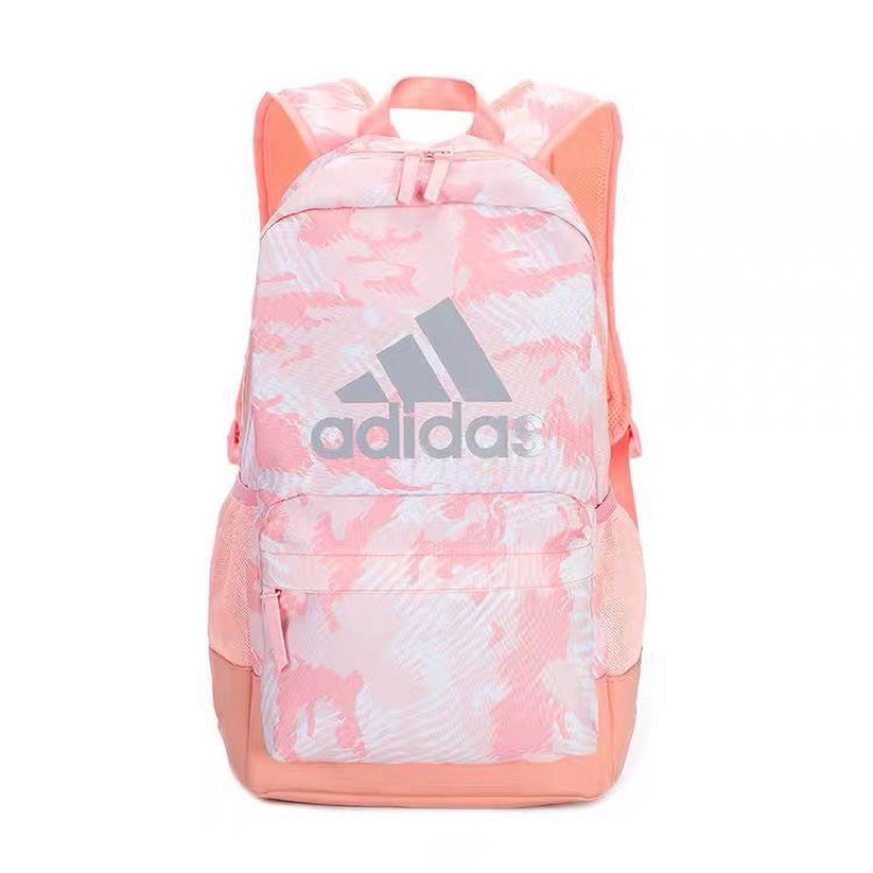Adidasกระเป๋าเป้สะพายหลัง นักเรียน คอมพิวเตอร์แบบสบาย ขนาดใหญ่(ขนาด： กว้าง27cm สูง43cm หนา15cm)