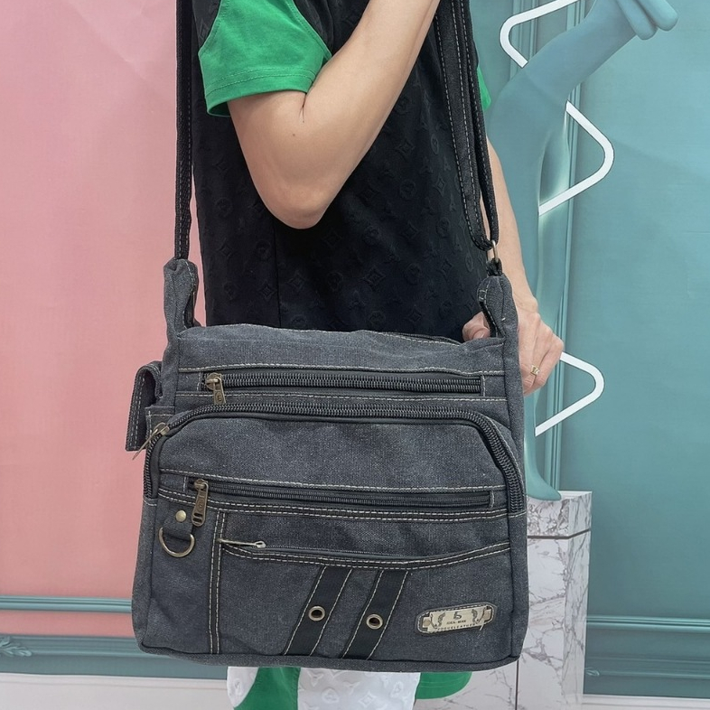 กระเป๋าสะพายจูลองใหญ่ กระเป๋าสะพายข้างผู้ชาย