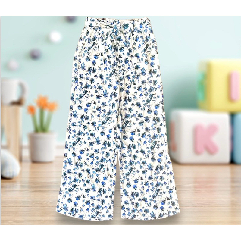 กางเกง freesia floral rayon pant