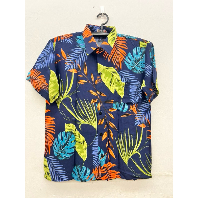 พร้อมส่ง↔️เสื้อเชิ๊ตฮาวายคอปกผ้าสปัน เนื้อนิ่มใส่สบาย(งานไทย🇹🇭)