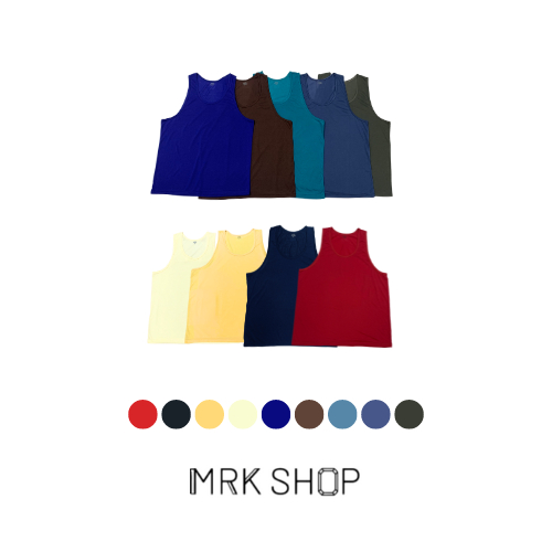 [MRK Lite] เสื้อกล้ามผู้ชาย / สีพื้น