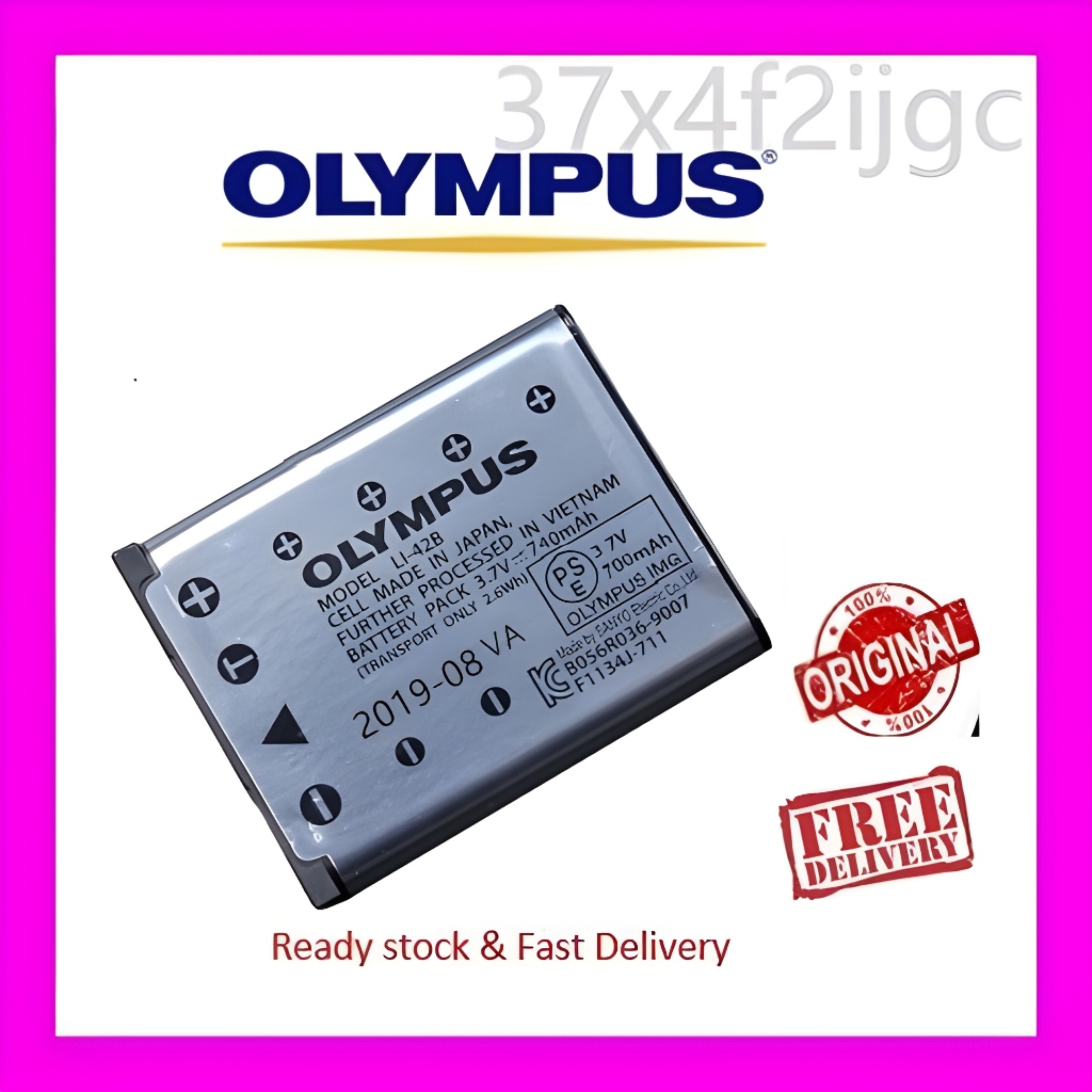 Olympus LI-42B original battery FE-340 320 220 280 4010 VR180 310 camera  Q