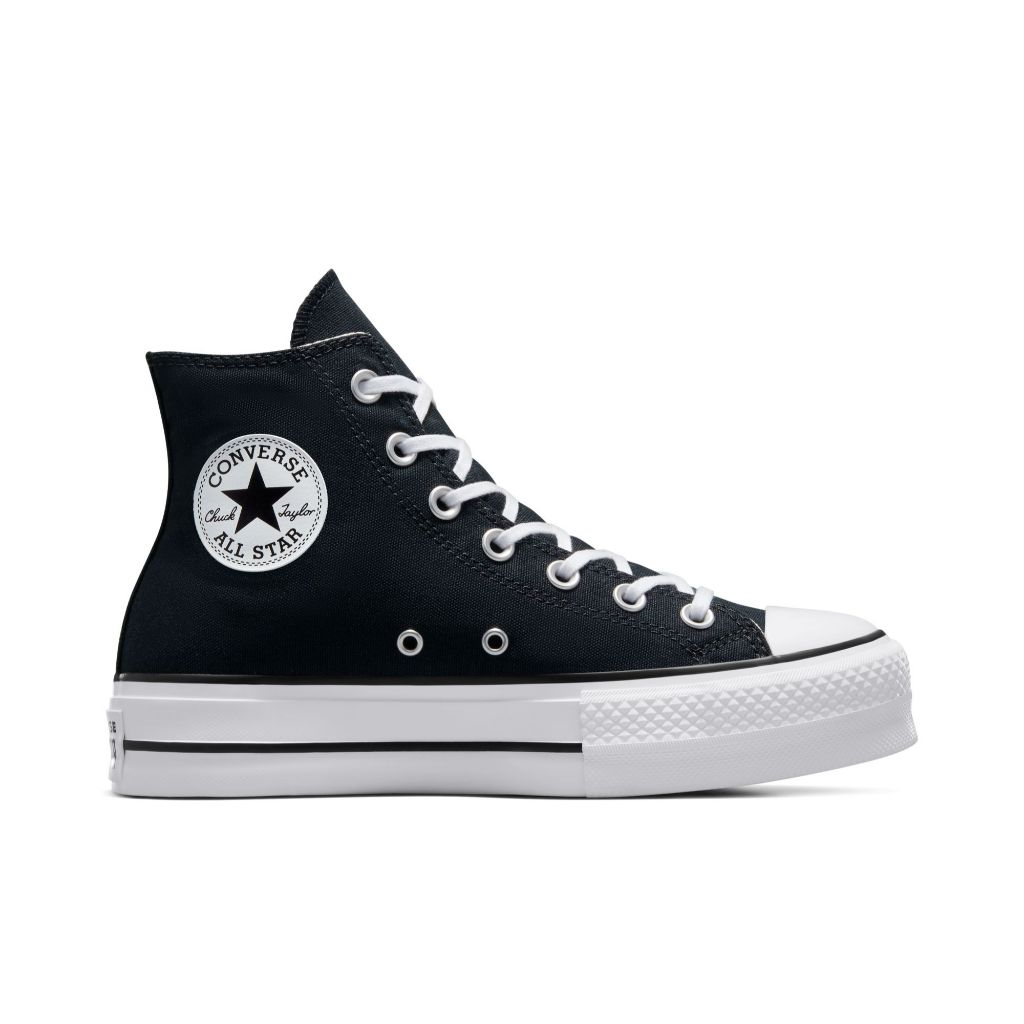 CONVERSE รองเท้าผ้าใบ ผู้หญิง CTAS LIFT HI BLACK - 560845CF_U3BKXX