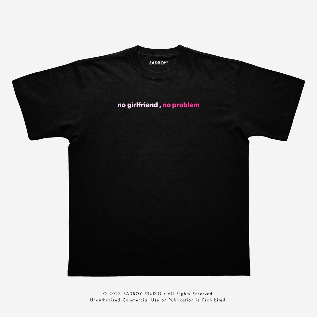SADBOY® | no problem | Semi-Oversized | 100% Organic Cotton