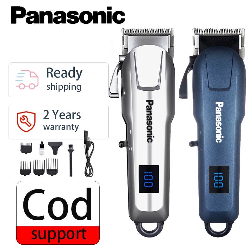 Panasonic ตัดผมไฟฟ้า Maching ไร้สาย Trimmer Men Professional Clipper Machine ชาร์จตัดผม ปัตตาเลี่ยนตัดผม