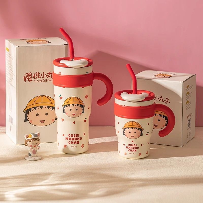 (ร้านค้าคนไทย) แก้วเก็บความเย็น 1200ml Maruko Sanrio เก็บความเย็นได้นานถึง 12ชั่วโมง