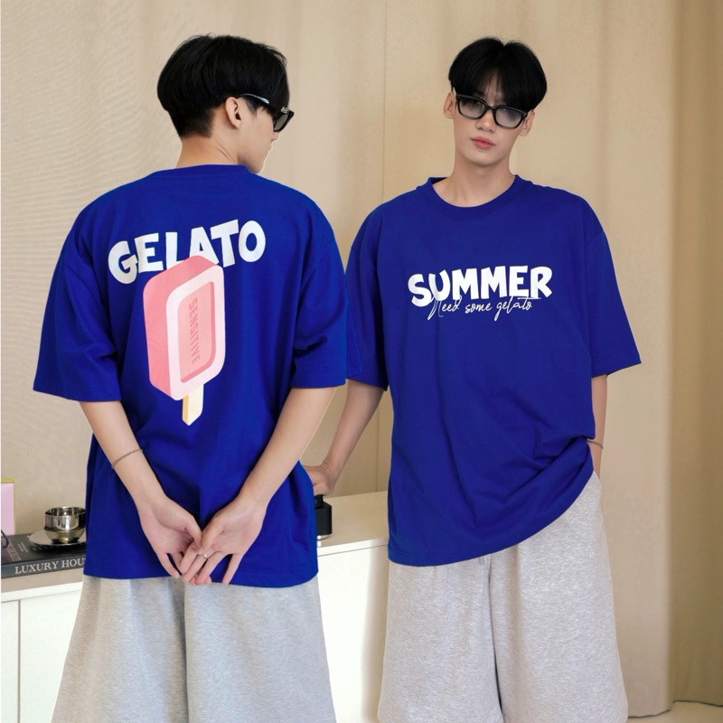 QCLOTH พร้อมส่ง Gelato 🍧  Cotton 100% ผ้าหนานุ่ม🔥