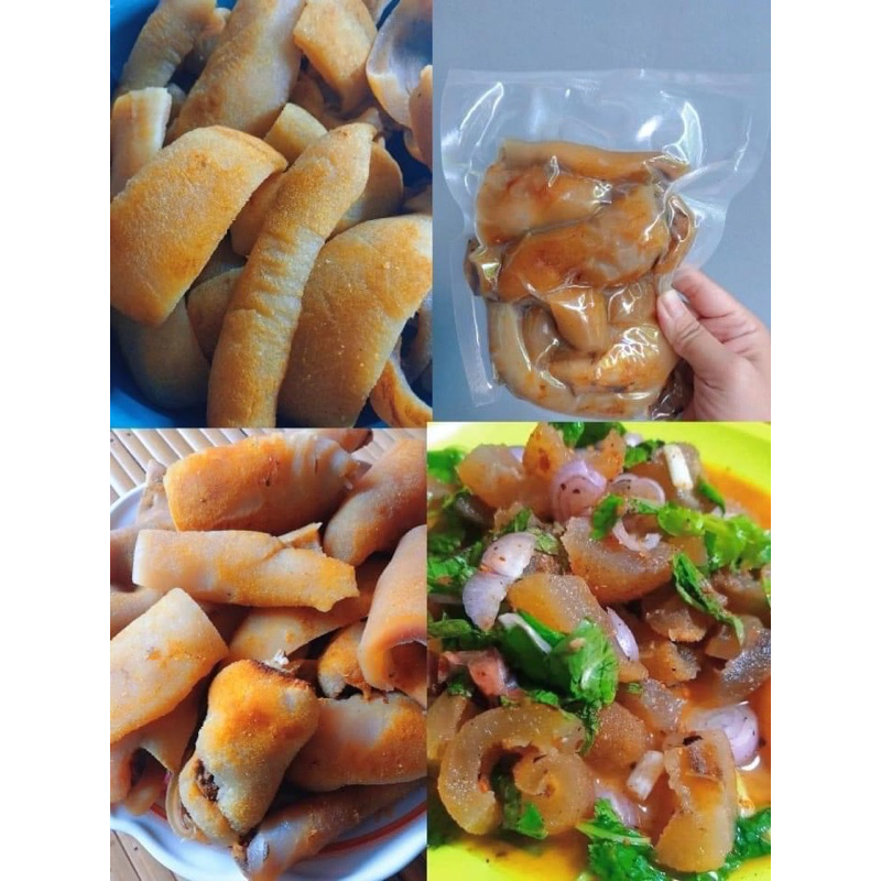 หนังวัวต้ม(ไม่เหนียว) แกะทานได้เลย 500 g. By.หมูหวานน้ำพริกน้ำย้อย