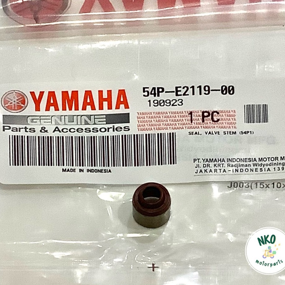 ซีลก้านวาล์ว GT125, R115 NEW, X-MAX, N-MAX แท้ YAMAHA [54P-E2119-00] จีที125 ยางก้านวาว ซิล อะไหล่เด