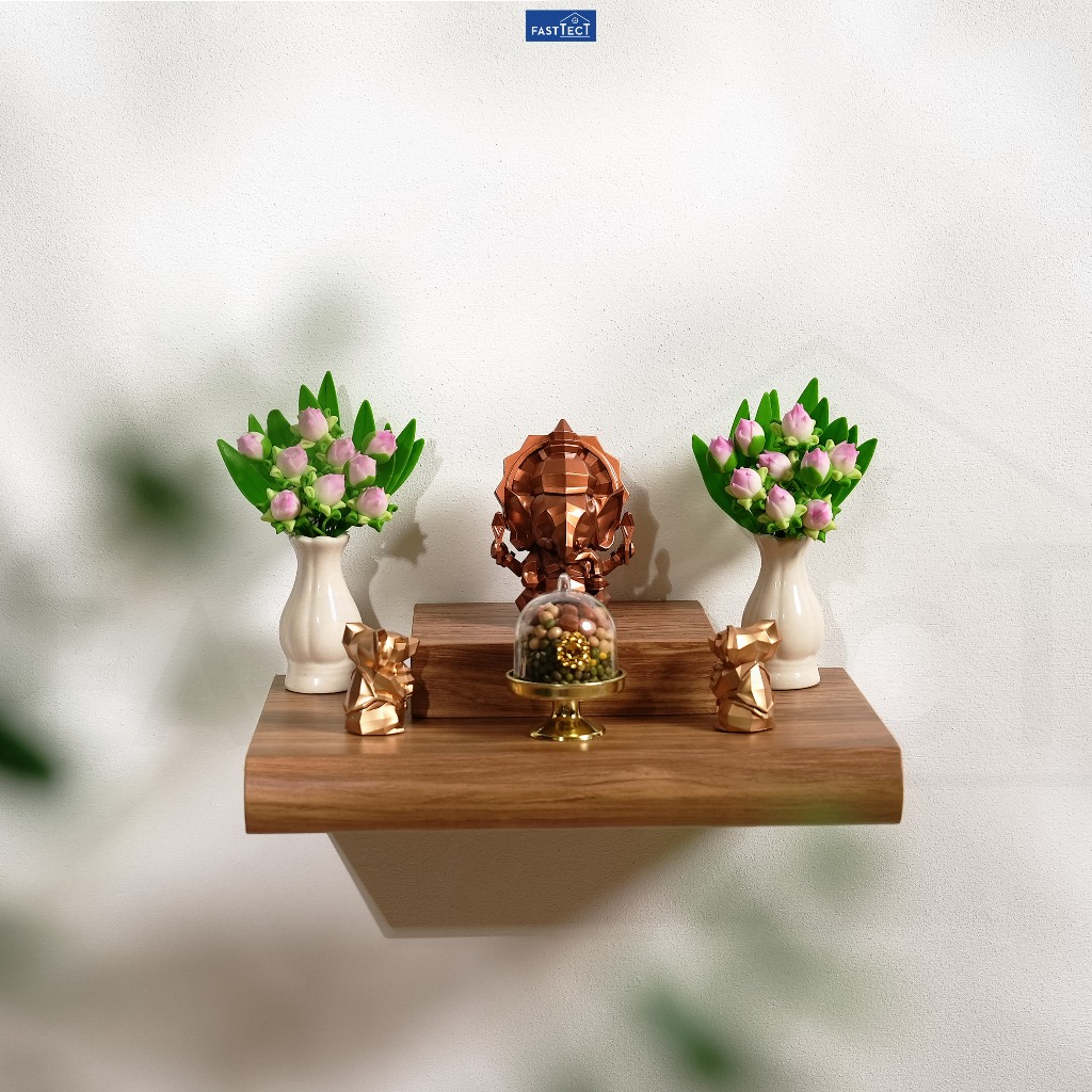 FASTTECT หิ้งพระติดผนัง มินิมอล หน้ามนขอบบาง ขนาด 20 x 30 ซม. - มูง่ายๆ แบบมินิมอล - รูปที่ 3