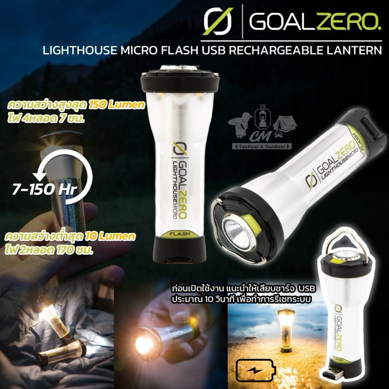 Goal Zero Lighthouse Micro Flash USB Rechargeable Lantern