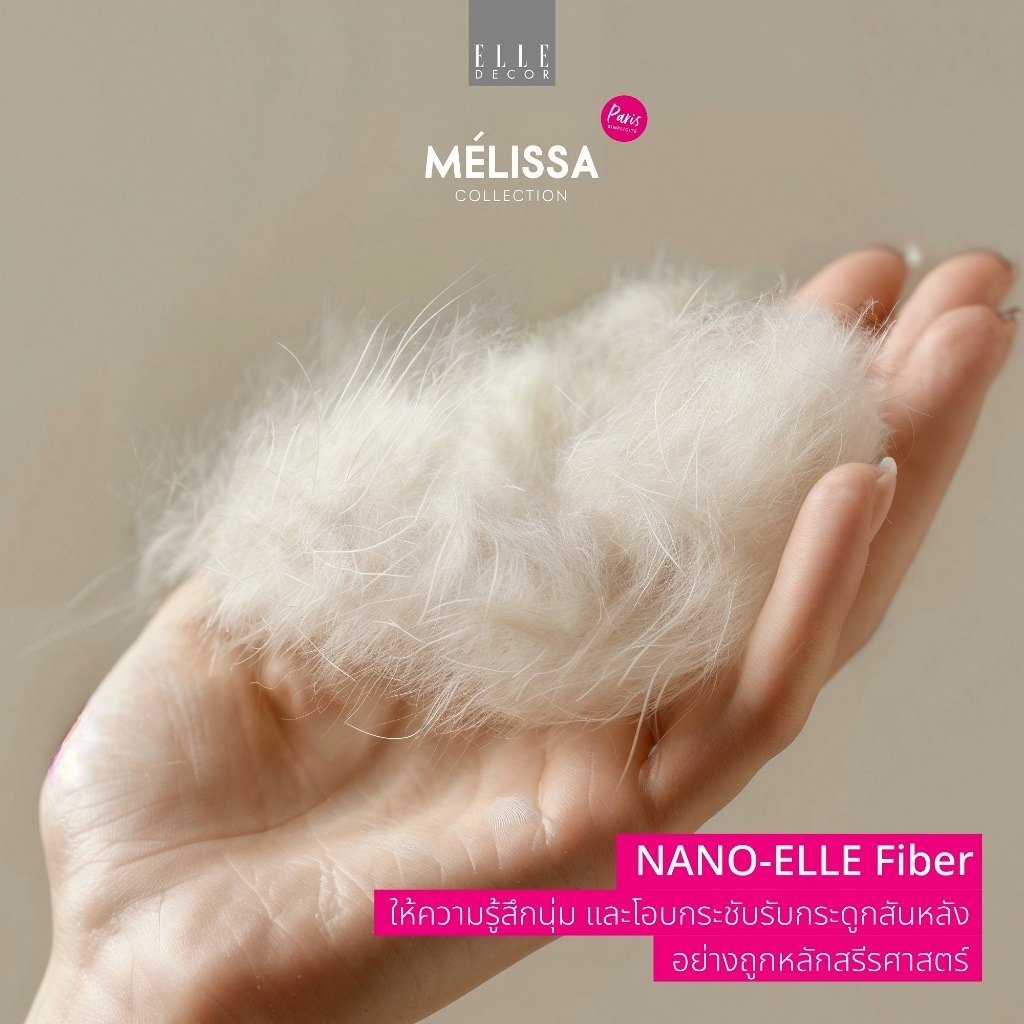 ELLE Decor ท็อปเปอร์ รุ่น MELISSA PARIS SIMPLICITE EDITION หนา 4 นิ้ว ส่งฟรี - รูปที่ 5
