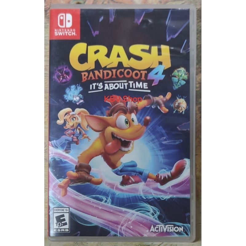 (⚡มือ 2 พร้อมส่ง⚡)Nintendo Switch : Crash Bandicoot 4 It's About Time มือสอง