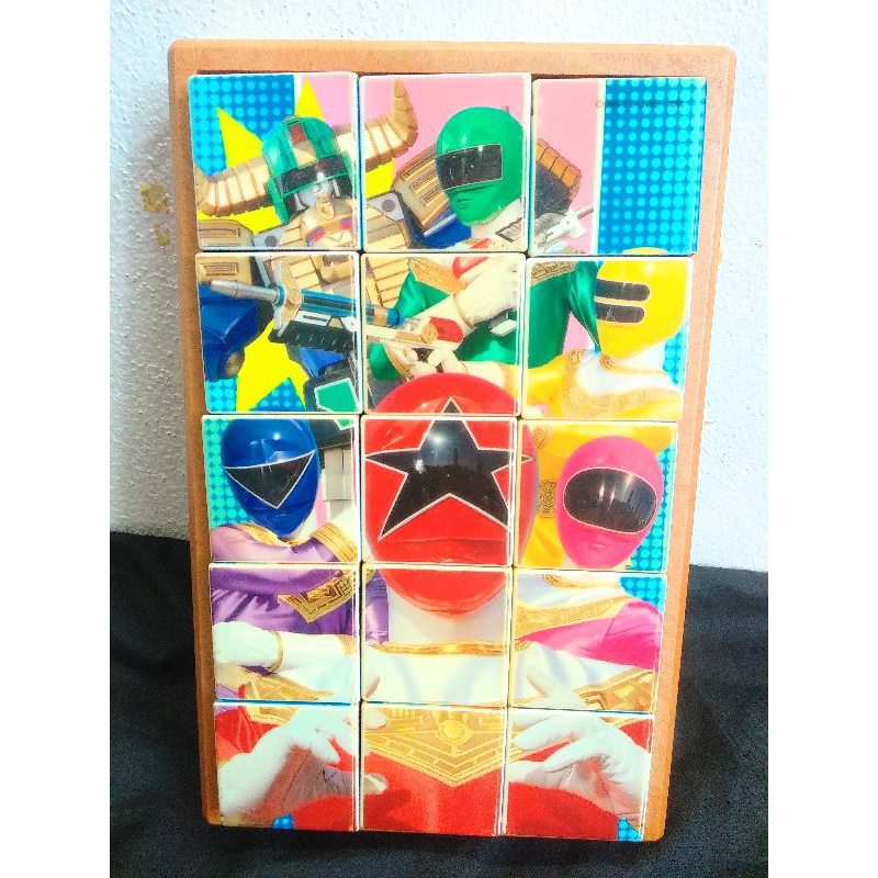 ohranger puzzle งานไม้ โอเรนเจอร์