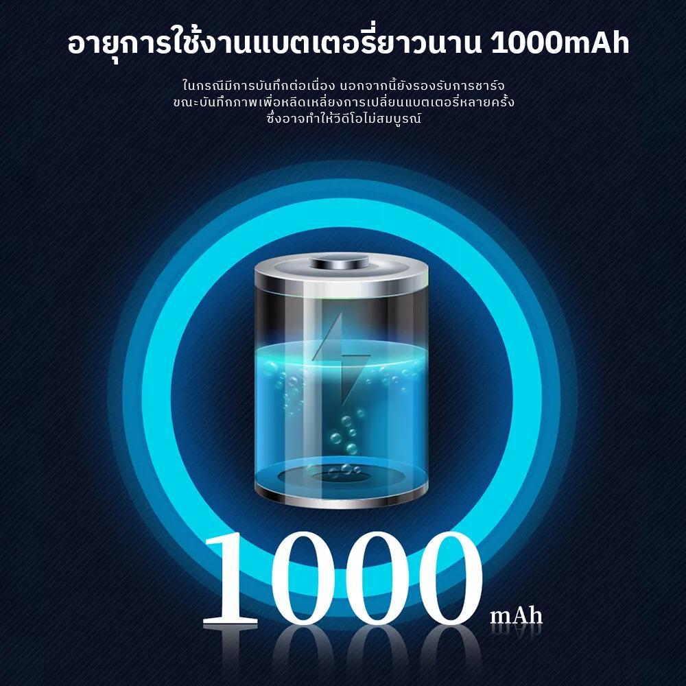 WiFi Pocket Camera กล้องแอ็กชัน กลางแจ้ง270° หมุนได้ กับซองกันน้ำ 4K HD Action Camera สำหรับการเล่นกีฬาและการเดินทาง