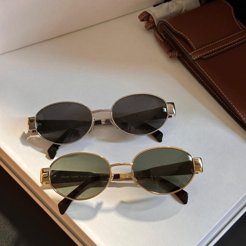 แว่นกันแดด New Celine metal 01 sunglasses