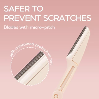 Oni 3Pcs Portable Eyebrow Razor Kit Folding Eyebrow Beauty Makeup Tool Eyebrow Trimmer กรรไกร กันคิ้ว ที่กันคิ้ว