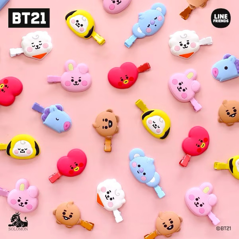 [พร้อมส่ง] BT21 Hair Clip กิ๊บติดผม