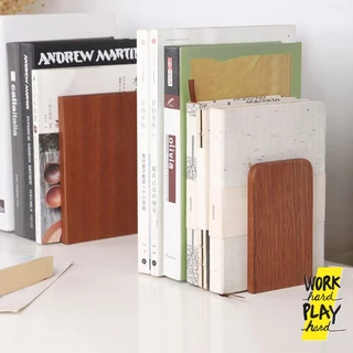 WHPH Shop ฉากกั้นหนังสือ งานไม้ มินิมอล ที่กั้นหนังสือ สำหรับ ชั้นวางหนังสือ bookend คุณภาพงานส่งออก