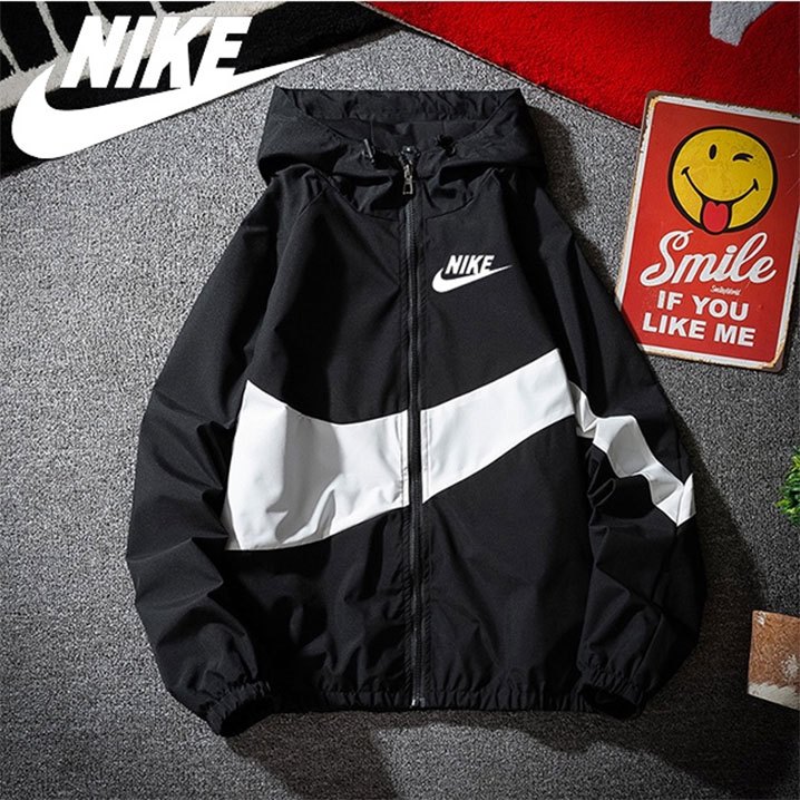 jacket ผู้ชาย แจ็คเก็ต เสื้อคลุมแขนยาว มีฮู้ด สไตล์เกาหลี ญี่ปุ่นเท่ๆ ใส่ได้ทั้งชายหญิง มี 2 สี ดำ ขาว