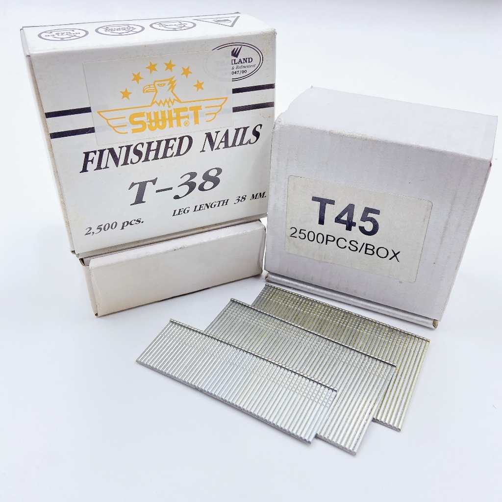 Glory Swift ตะปู รูปตัว T NAIL T25 / T38 / T45 / T50 / T64 L.S. กล่องละ 2,500 ตัว