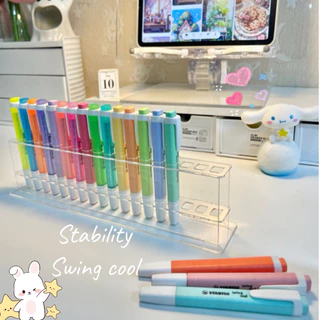 🌈(เก็บโค้ดหน้าร้าน)กล่องใส่ปากกาอะคริลิคใส (พร้อมส่ง)