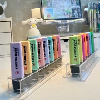 🌈(เก็บโค้ดหน้าร้าน)กล่องใส่ปากกาอะคริลิคใส (พร้อมส่ง)