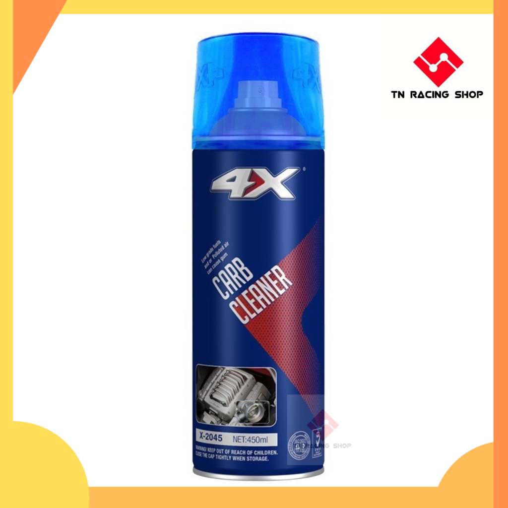 4X CARB Carburetor Cleaner น้ำยาล้างปีกผีเสื้อ คาร์บูเรเตอร์ 450 ml.