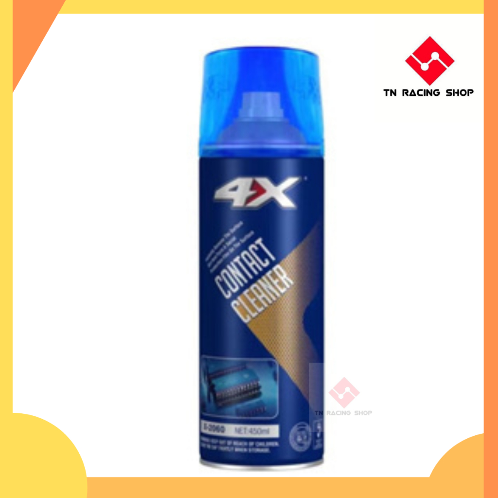 4X CONTACT CLEANER สเปรย์ทำความสะอาดหน้าสัมผัสไฟฟ้า ขนาด 450 ml.