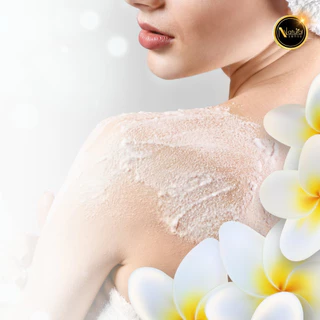 Salt Scrub เกรดสปาพรีเมี่ยม สครับเกลือโฟม ขัดผิวกาย เท้า ข้อศอก เนื้อนุ่มละเอียดไม่บาดผิว กลิ่นหอม