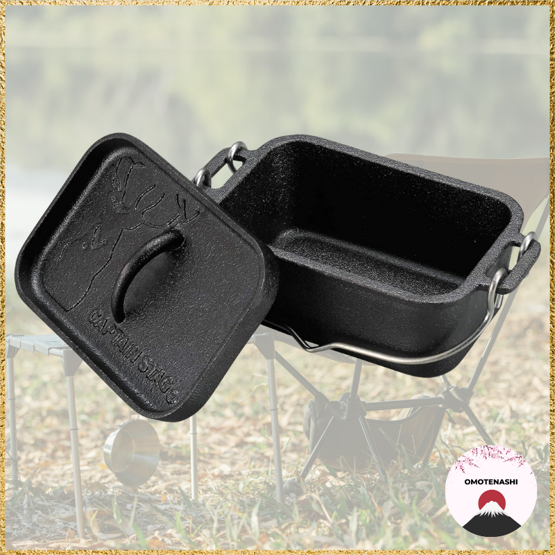 Versatile Cast Iron Dutch Oven and Griddle Set