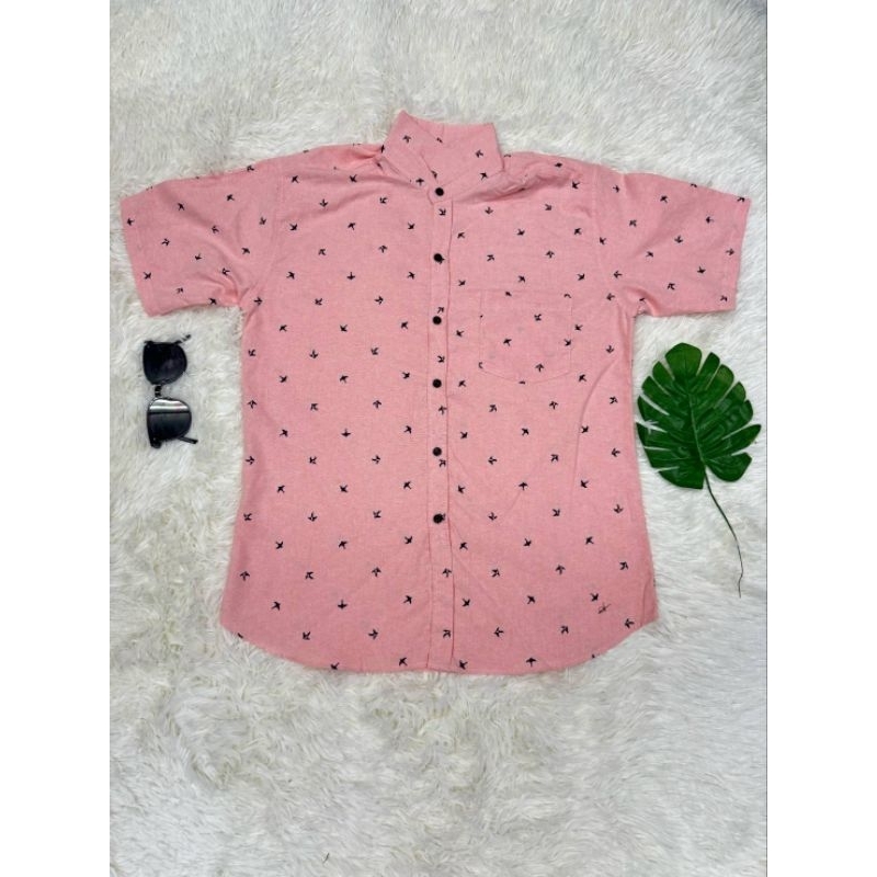 เสื้อเชิ้ตแขนสั้นพิมพ์ลาย นกนางแอ่น - รูปที่ 4